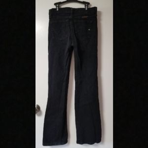 Wrangler - black regular cut pants, childrens size 14